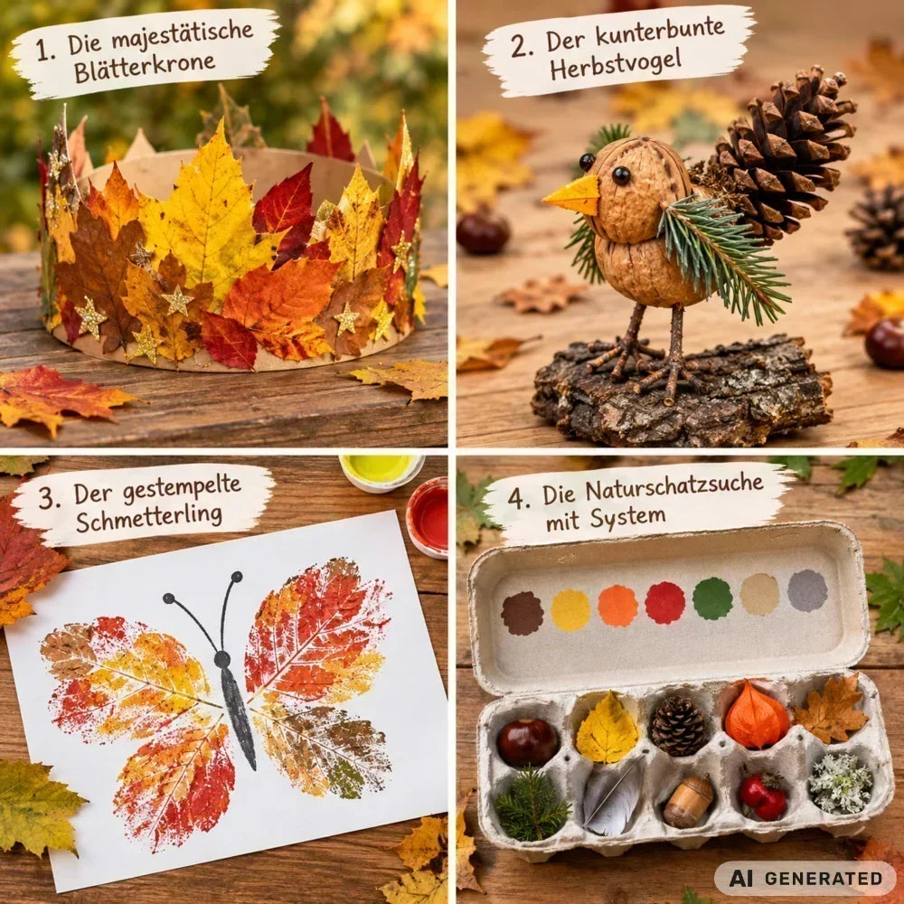 Herbstbastelideen: Natur entdecken mit Kindern