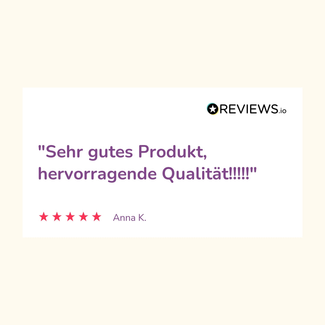 Produktbewertung: "Sehr gutes Produkt, hervorragende Qualität"