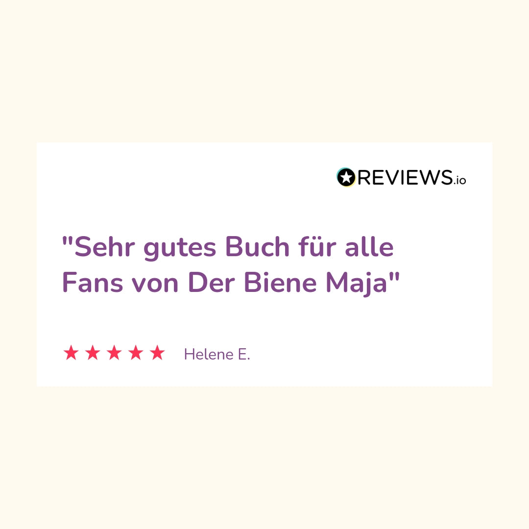 Produktbewertung: "Sehr gutes Buch für alle Fans von der Biene Maja"