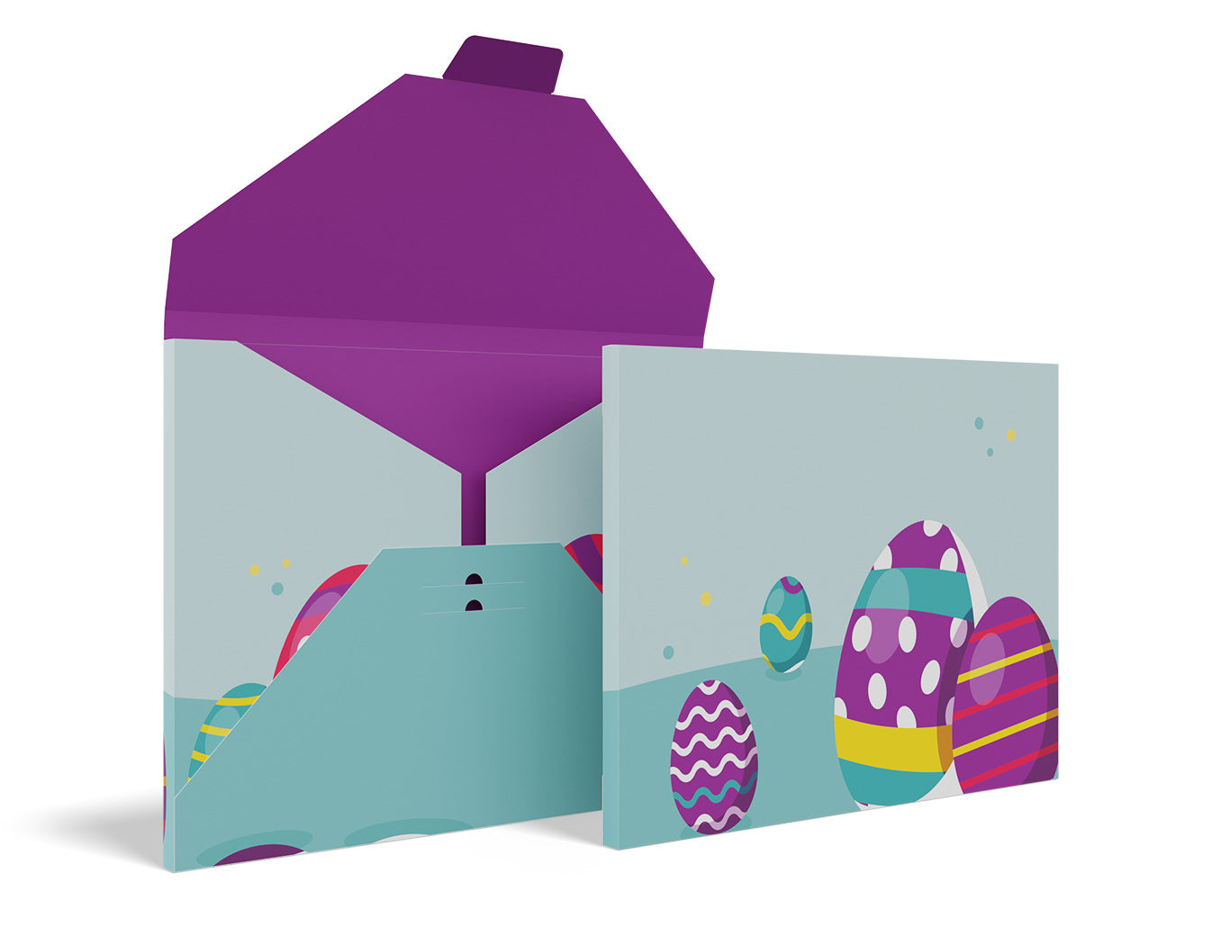 Geschenkverpackung mit Ostereiern