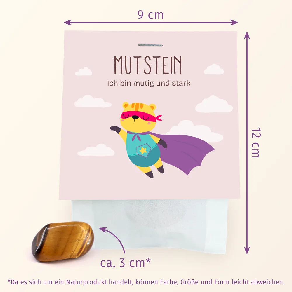 Verpackungsgröße: 9 cm x 12 cm. Stein: ca. 3 cm, da es sich um ein Naturprodukt handelt, können Farbe, Größe und Form leicht abweichen.