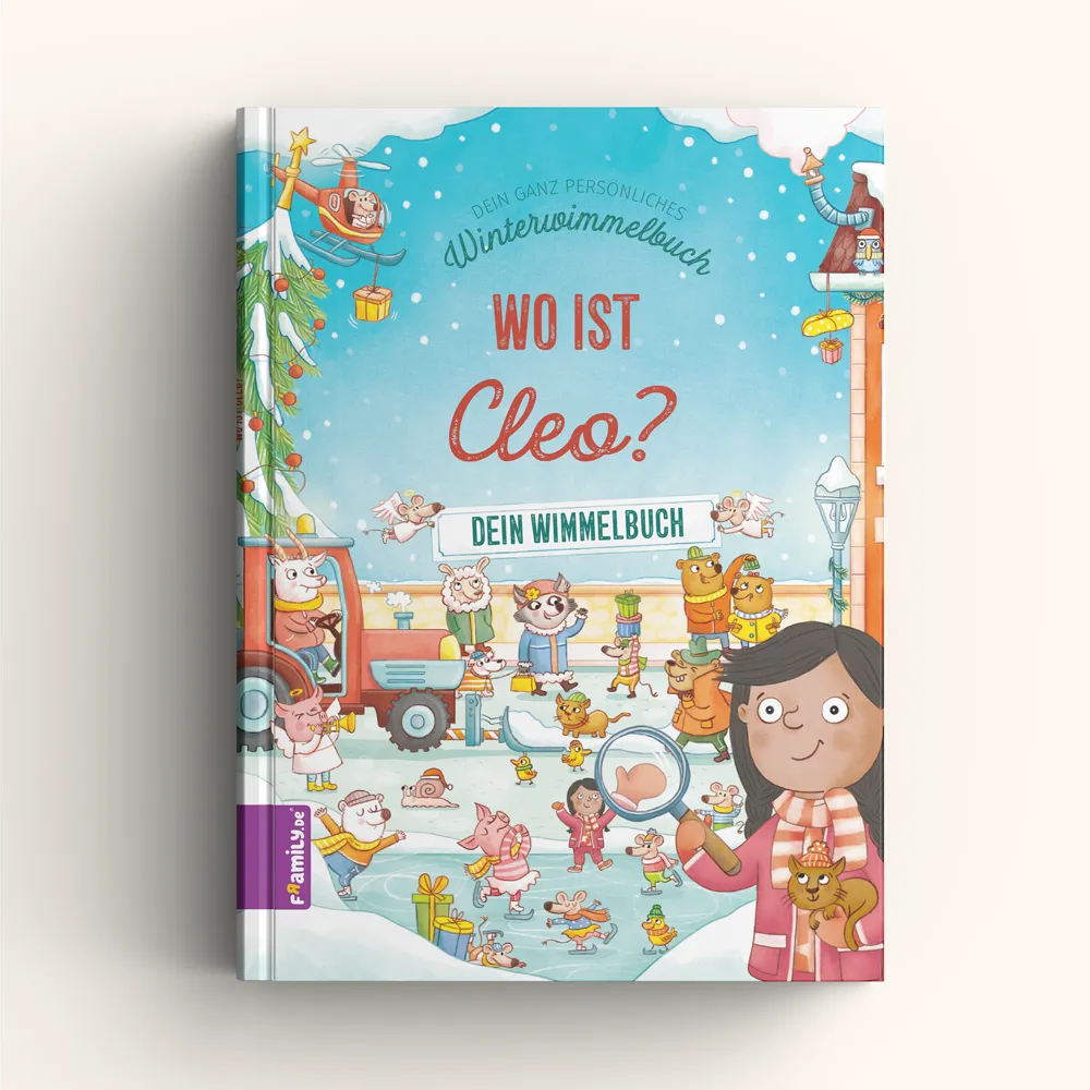 Personalisiertes Wimmelbuch Winter