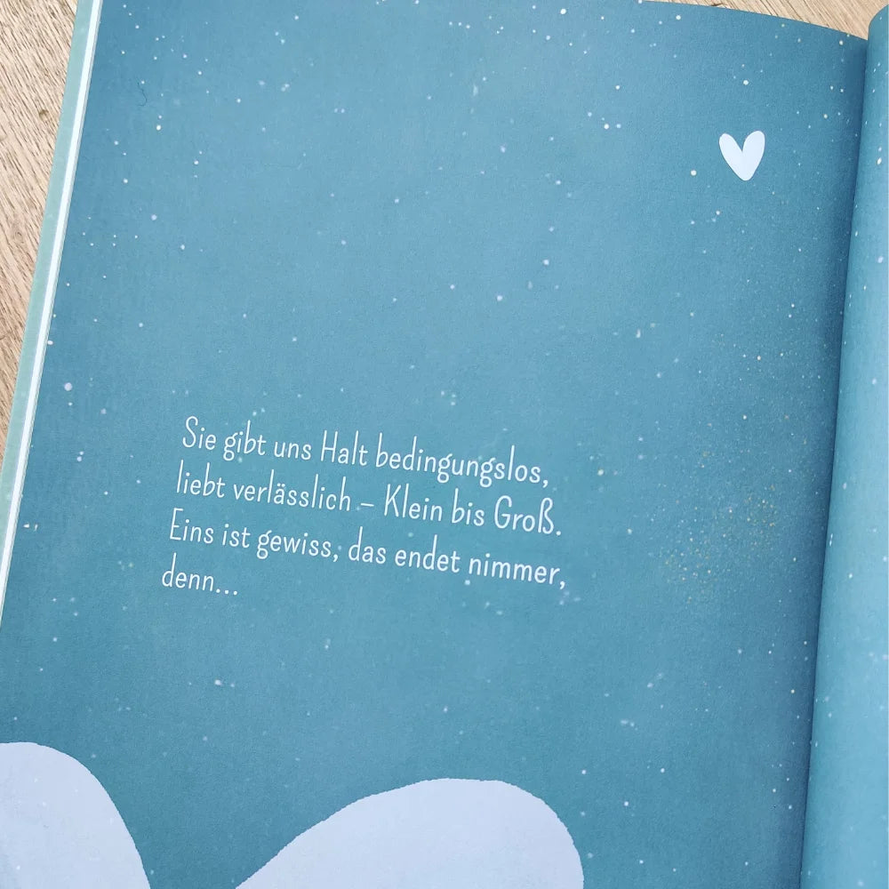 Ausschnitt aus dem Framily Mama-Buch. Mama gibt Halt