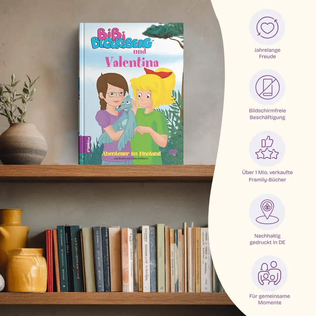 Vorteile: Jahrelange Freude, Bildschirmfreie Beschäftigung, Über 1 Mio. verkaufte Framily-Bücher, Nachhaltig gedruckt in DE, Für gemeinsame Momente