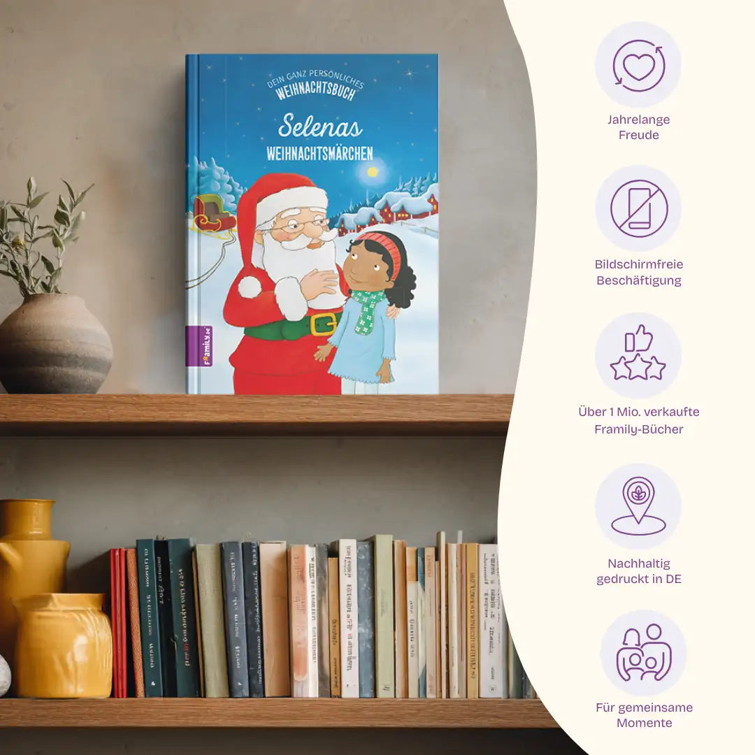 Vorteile: Jahrelange Freude, Bildschirmfreie Beschäftigung, Über 1 Mio. verkaufte Framily-Bücher, Nachhaltig gedruckt in DE, Für gemeinsame Momente
